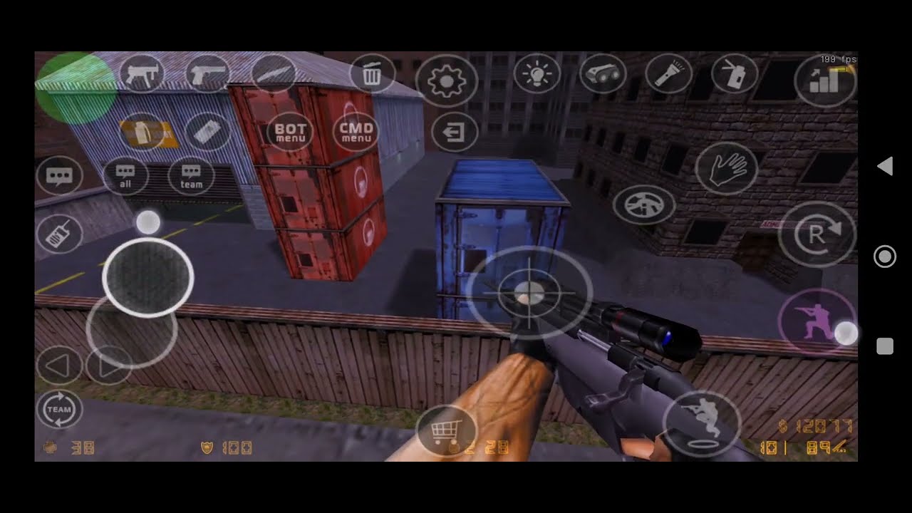 Gameplay Counter Strike 1.4 V1 Mod Android 