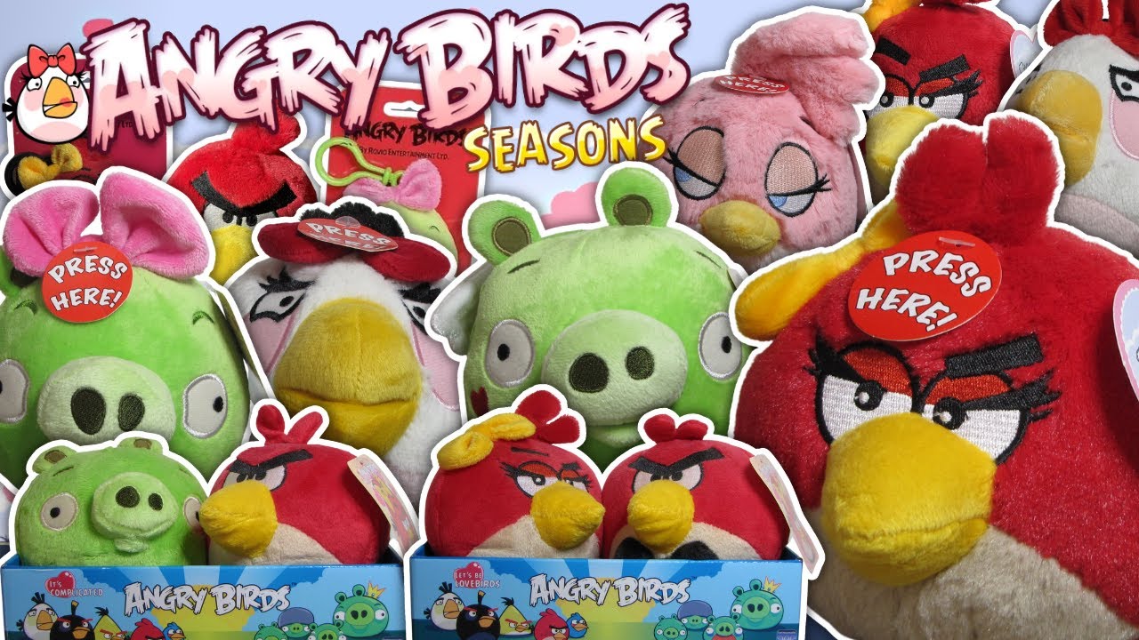 Hogs & Kisses Set (Valentine's) - Angry Birds Plush