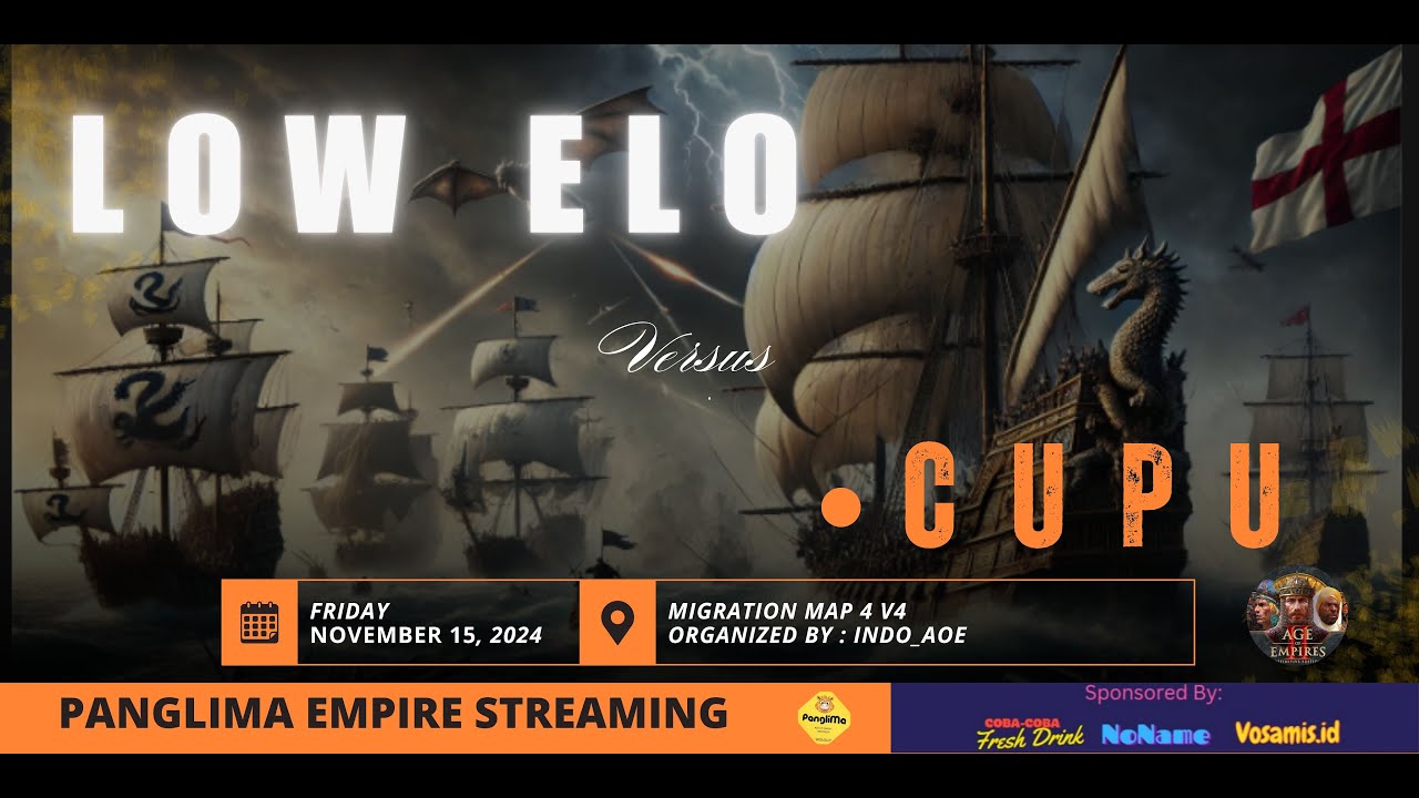 Migration Clan Battle Cupu vs Low Elo.MInggu, 21.00 Wib