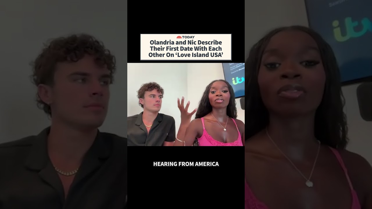 Olandria and Nic describe their first date with each other on 'Love island USA'