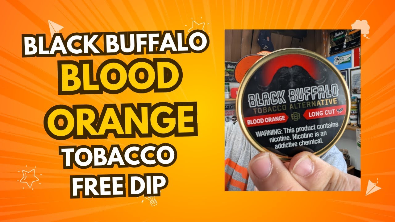 Black Buffalo Long Cut Blood Orange Flavor Tobacco Alternative Review 