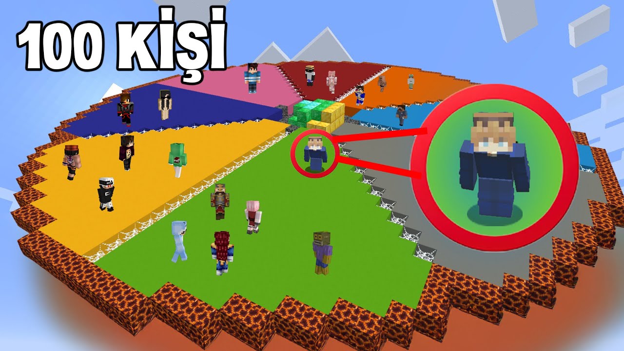 Minecraft AMA 100 Kişilik Dairede Sona Kalan Kazanır!