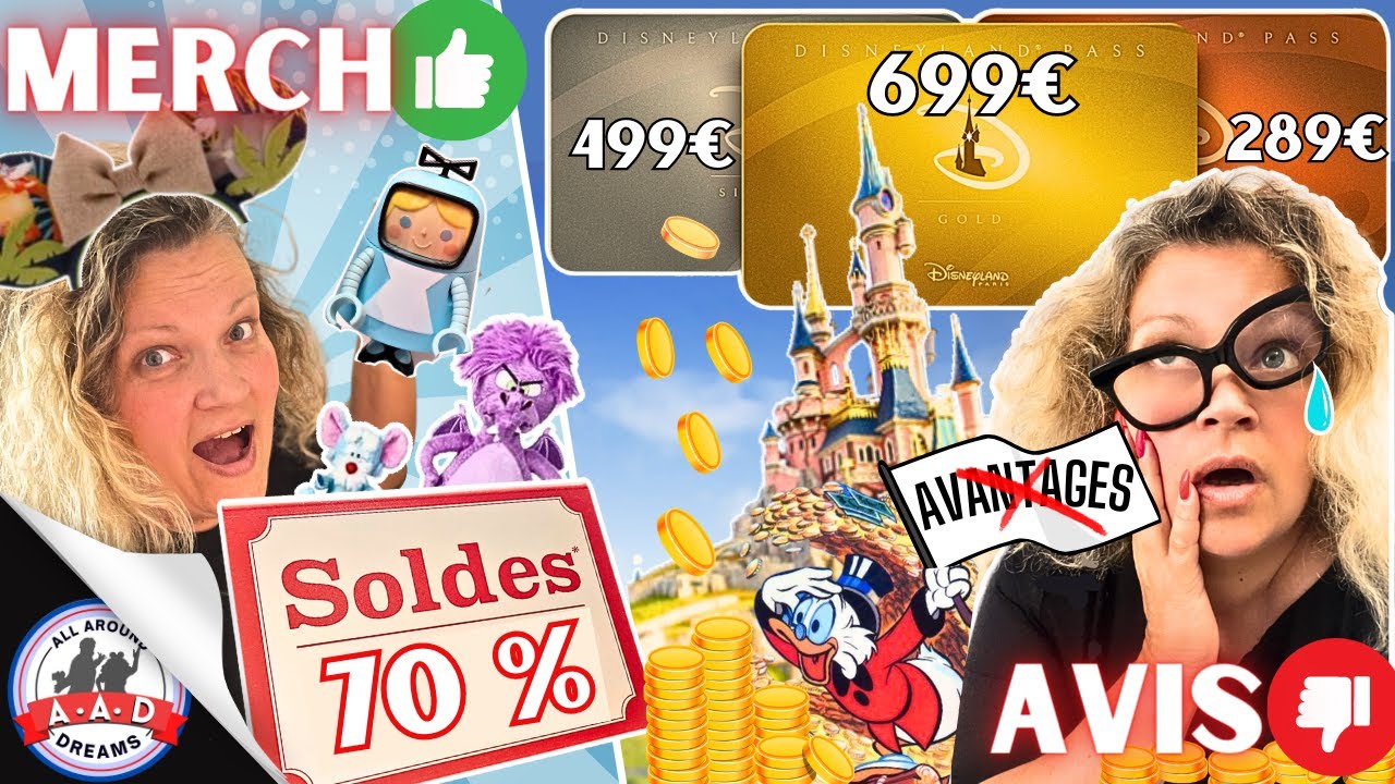 NOUVEAUX PASS ANNUELS DISNEYLAND PARIS: LE CHOC / NOUVEAUTÉS MERCH + SOLDES  MONSTRES