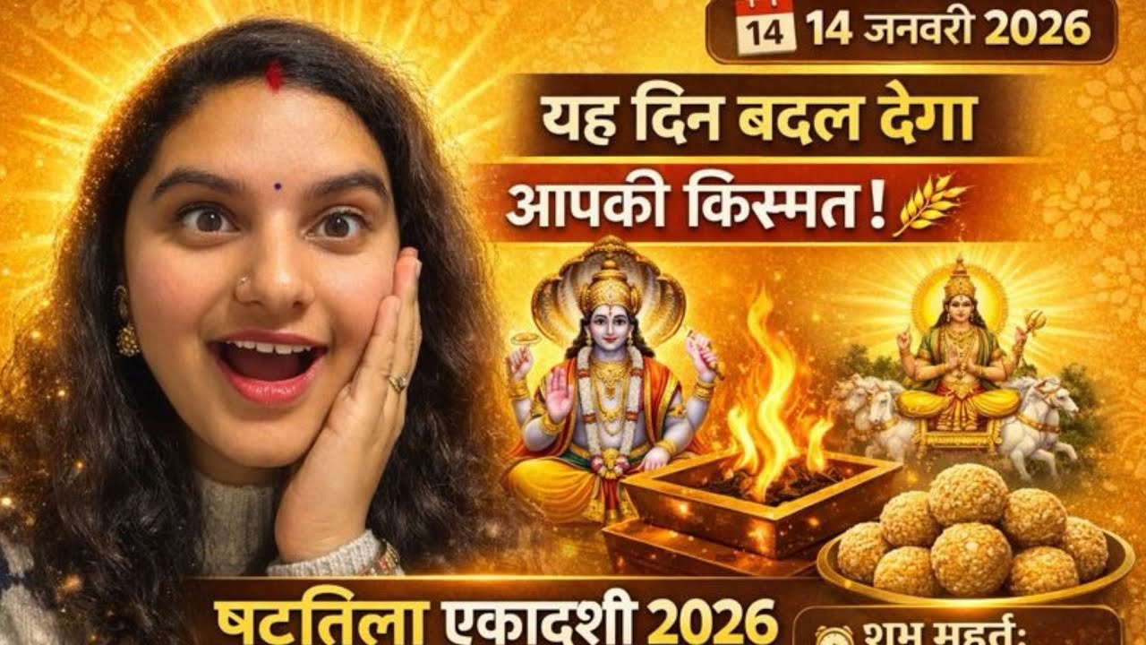 14 जनवरी 2026| षटतिला एकादशी| शुभ मुहूर्त, महत्व, पारण समय🙏🏻