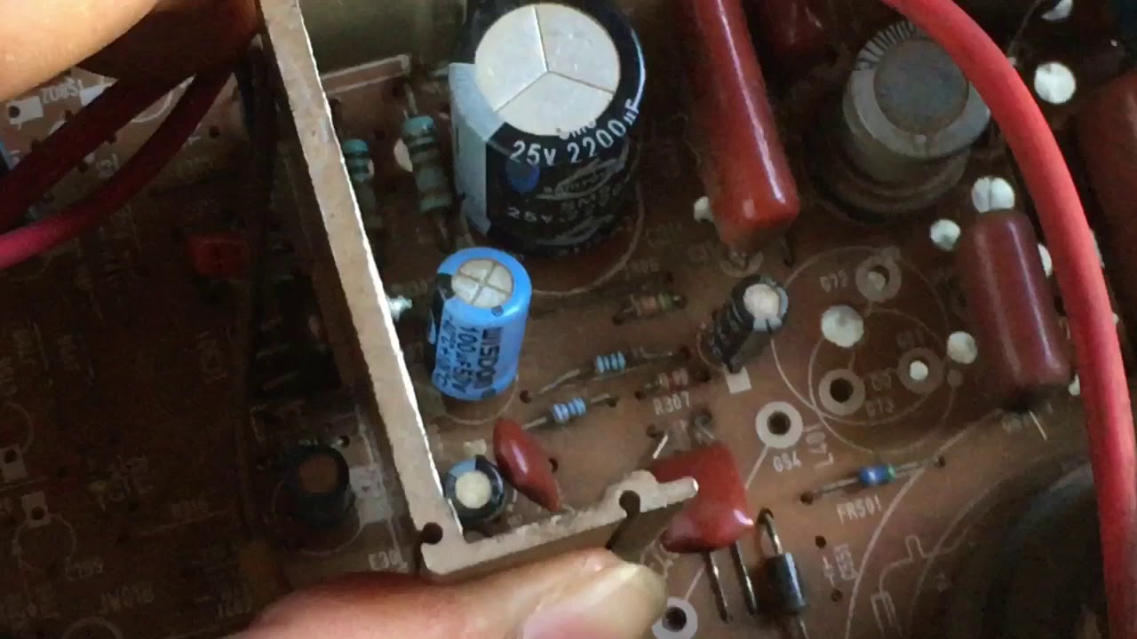 Sửa tivi bị co màn hình- tivi LG CRT