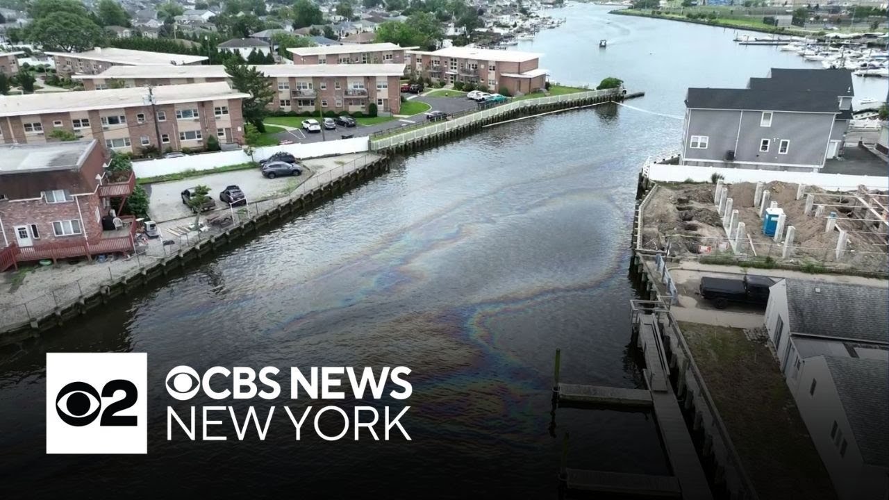 Long Island oil spill forces round-the-clock cleanup effort