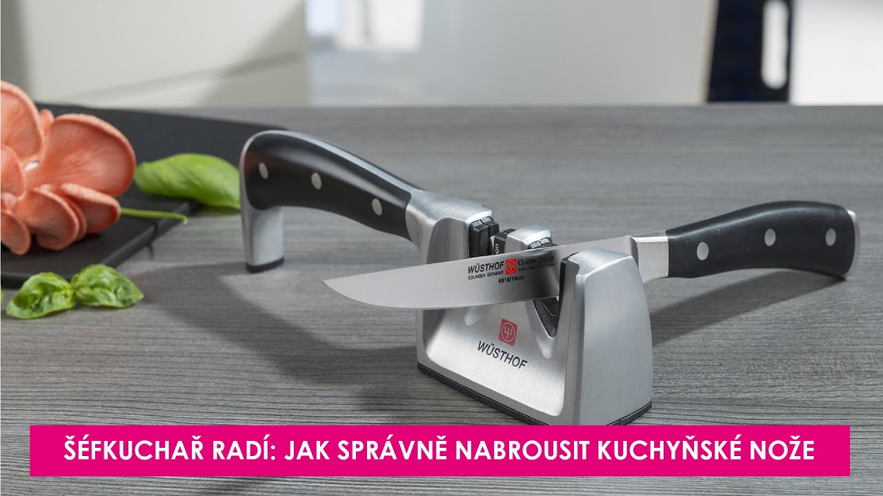 Šéfkuchař radí: Jak správně nabrousit kuchyňské nože