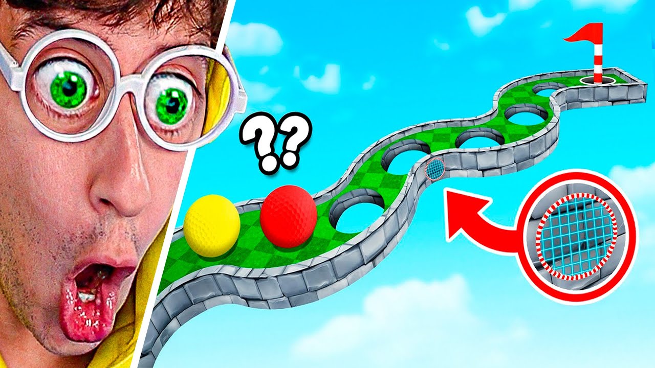 IMPOSIBLE ⛔ HOYO TROLL vs HERMANO 😂⛳! (risas) - Golf it TEKENDO