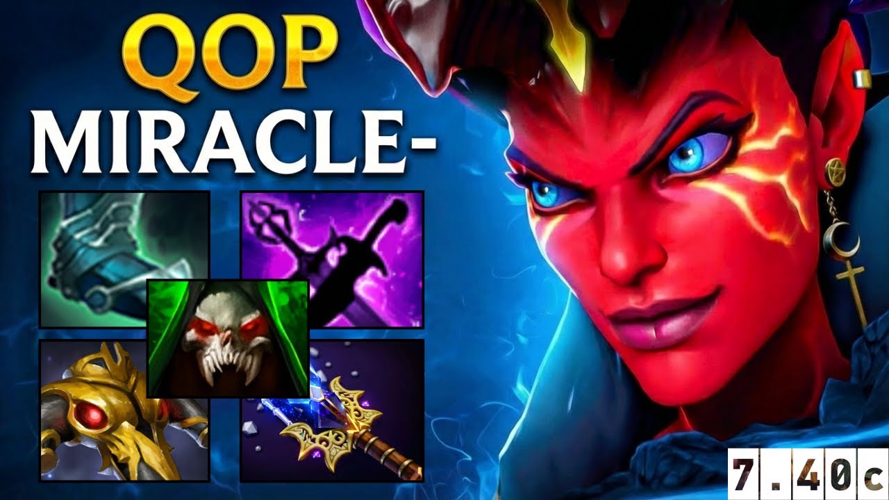 MIRACLE- Queen of Pain = NEW META, NEW BUILD 😈 | Patch 7.40c