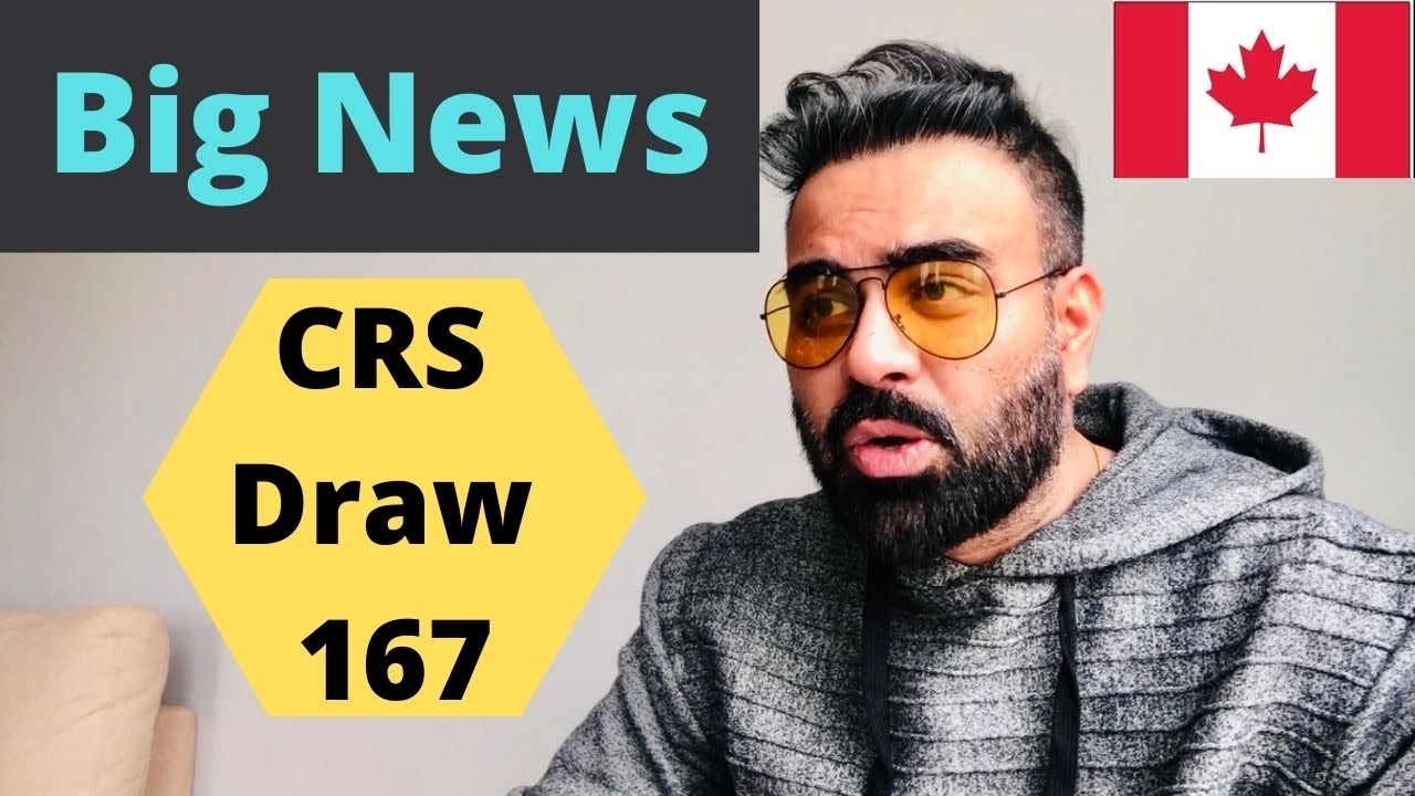 🔥CRS Draw #167🔥Big Reason to SMILE for Express Entry Candidates...😀😀😀