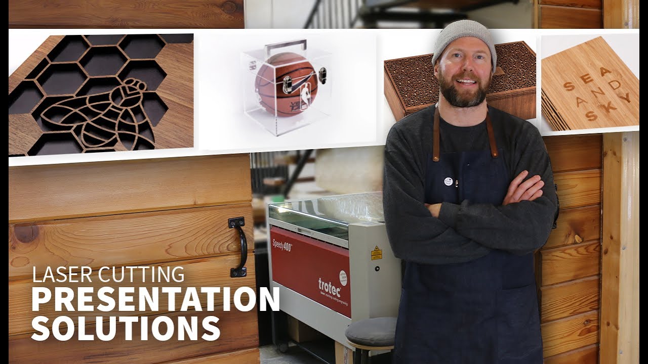 Custom Presentation Solutions & Analog Gifts with a Trotec Laser | Shrapnel Design