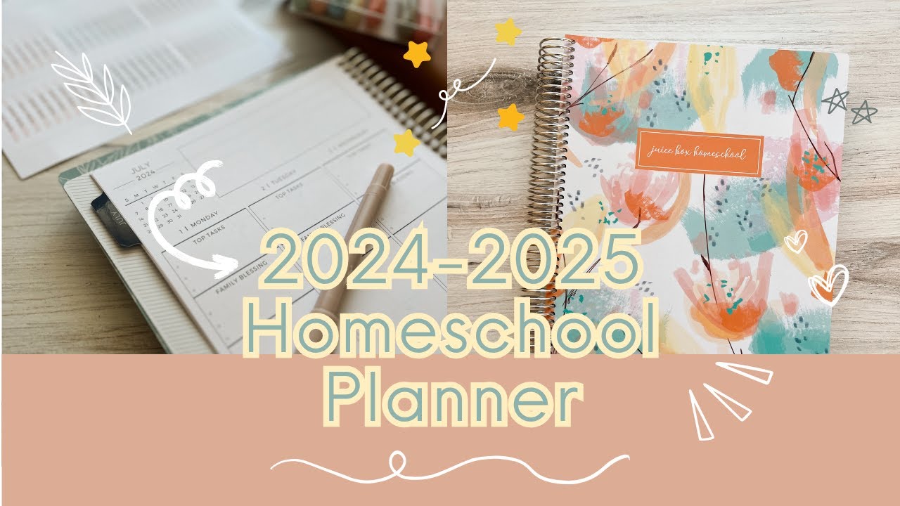 2024-2025 HOMESCHOOL PLANNER FLIP THROUGH | PLUM PAPER