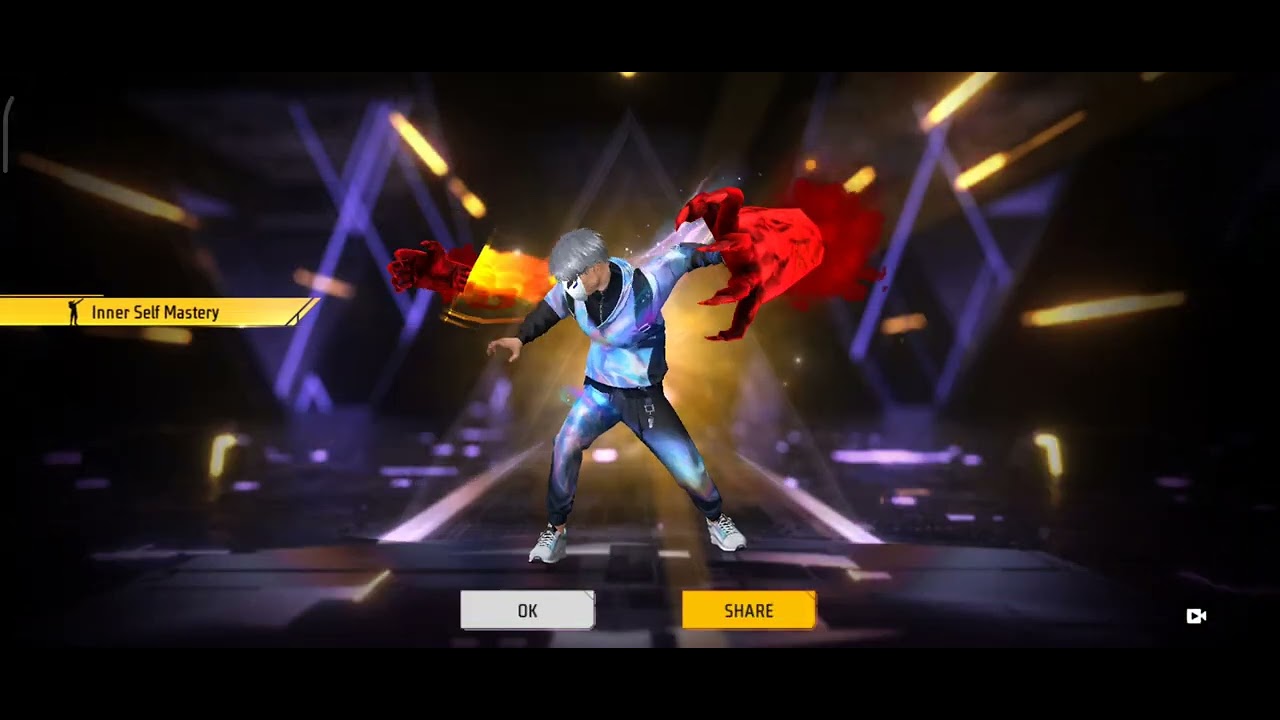 Buying new op inner self mastery emote #Free Fire Max