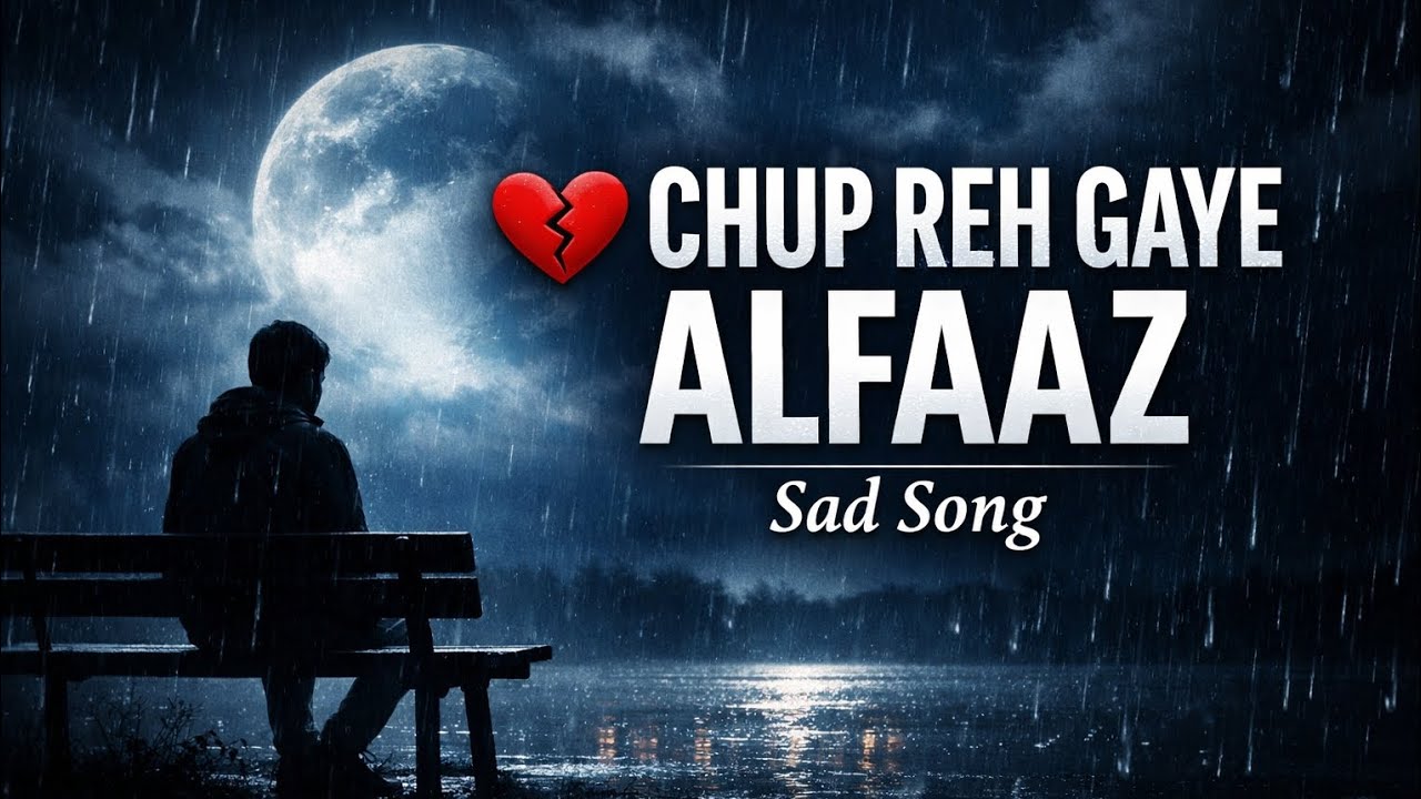 Chup Reh Gaye Alfaaz (Lyrics) 💔 | Heart Touching Hindi Sad Song | Emotional Breakup Song 2026