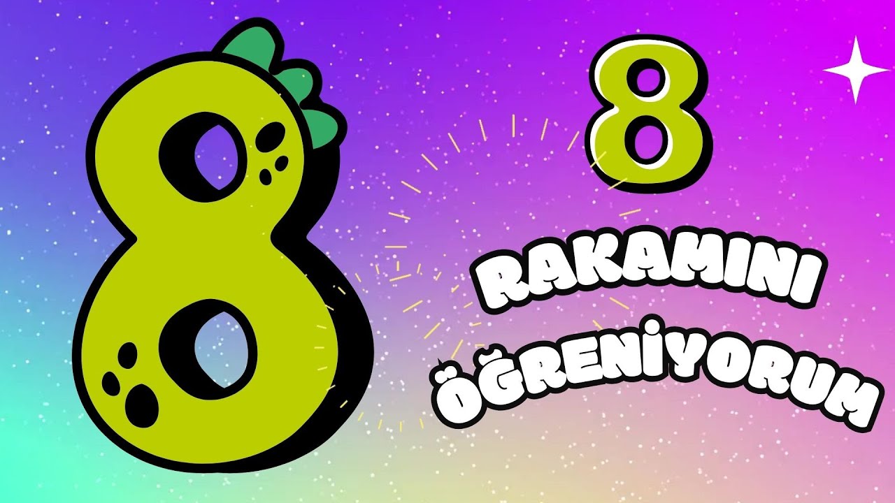 8 Rakamı Şarkısı | 8 Sayısı | Sekiz Rakamı | Eğlenceli Çocuk Şarkısı | Çocuk Şarkısı Hareketli