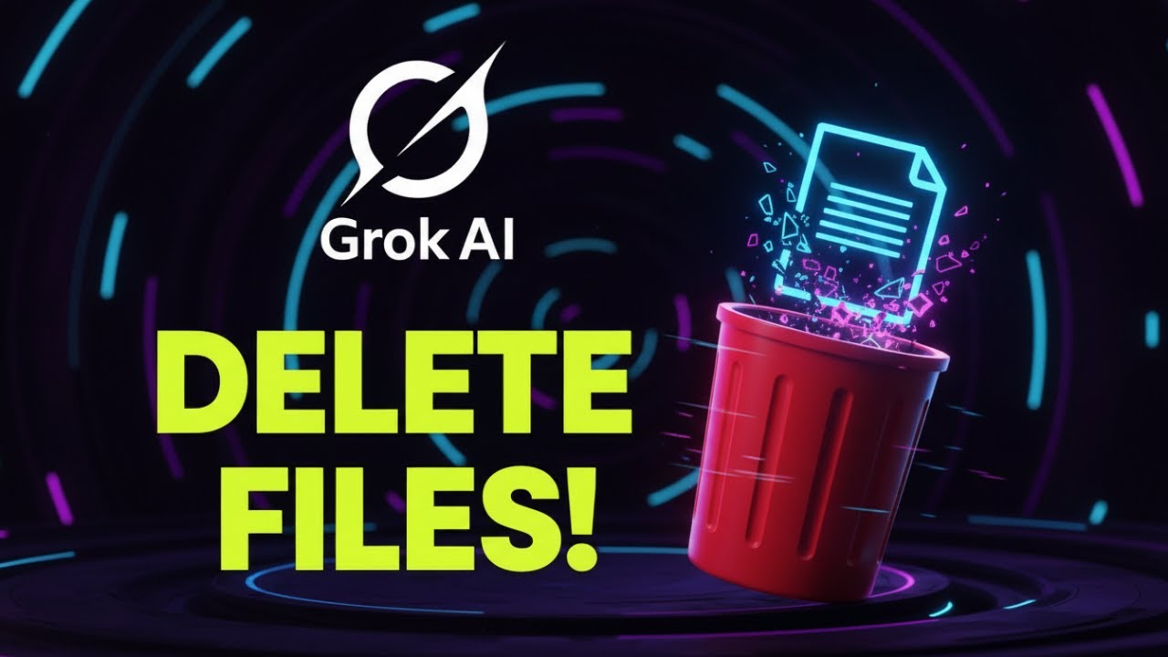 How to Delete Files in Grok AI 🗑️ | Quick & Easy Tutorial for Beginners