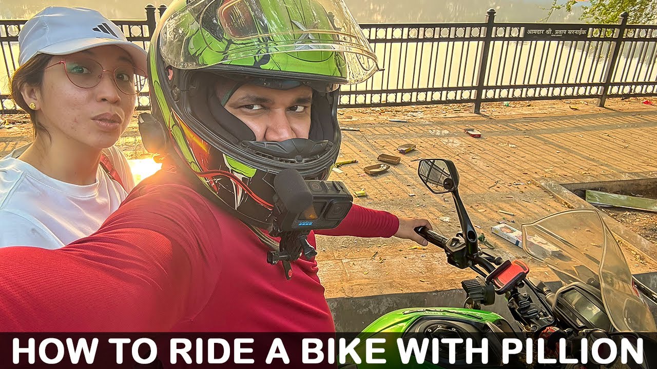 How To Ride A Bike With Pillion | Pillion ke Saath Bike Kaise Chalaye