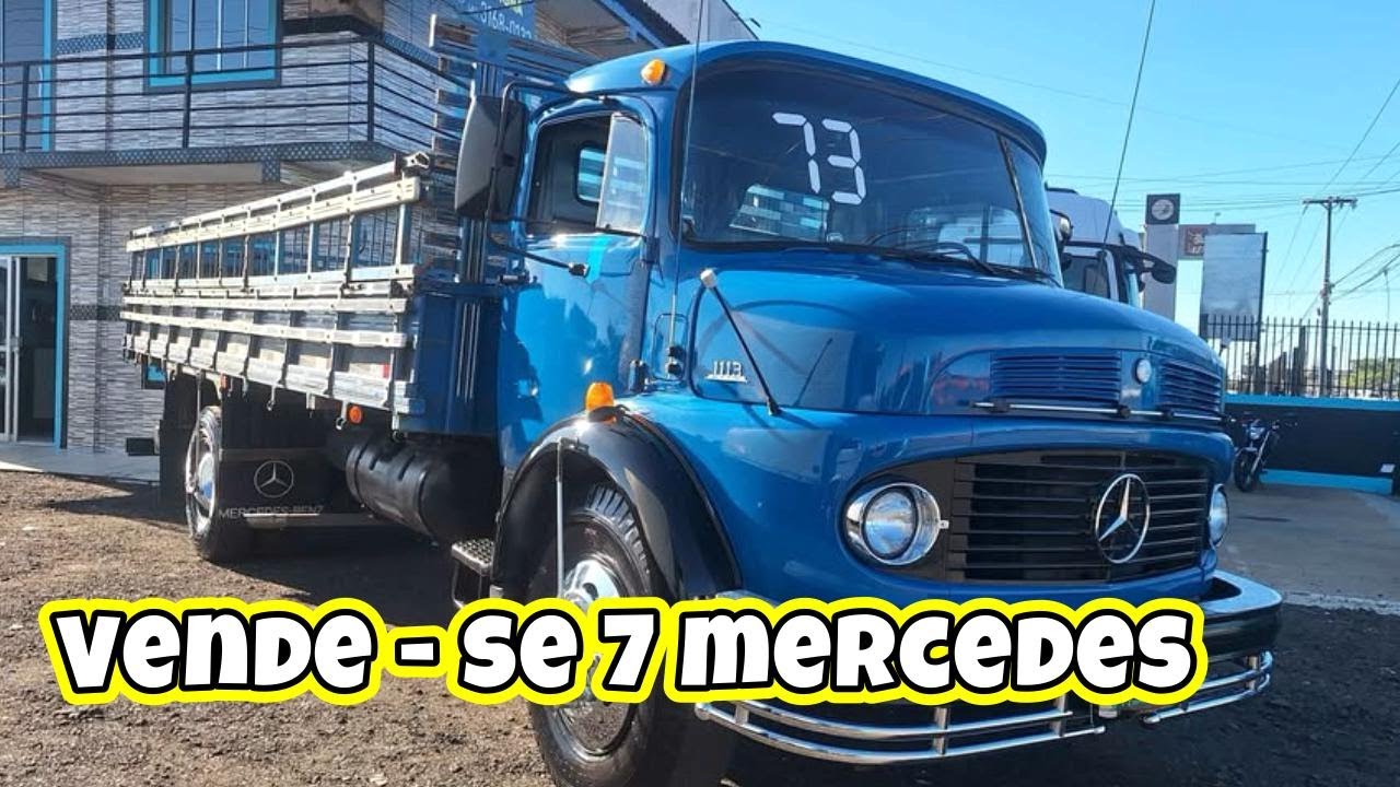 VENDE - SE 7 MERCEDES BENS CAMINHÕES , AGOSTO 2025 , VEJA MAIS DETALHES AQUI NO VÍDEO