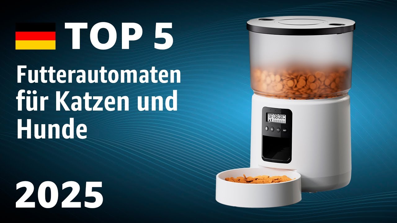 TOP—5. Beste Futterautomaten für Katzen und Hunde. Test & Vergleich 2025