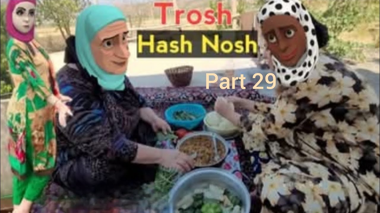 Hash ti Nosh 👱‍♀️👩‍🦳 funny drama part29 season 2@kashmiricartoonverse