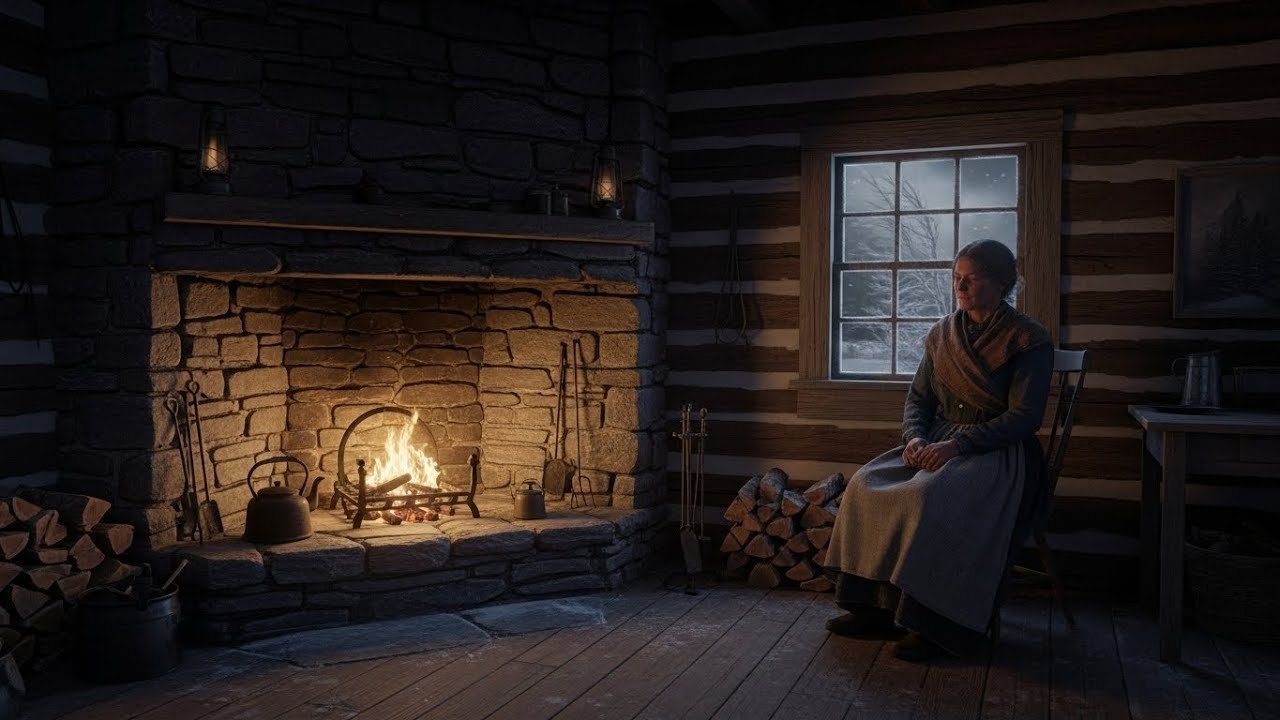 She Moved Her Fireplace and Kept Her Cabin 55° Warmer All Winter