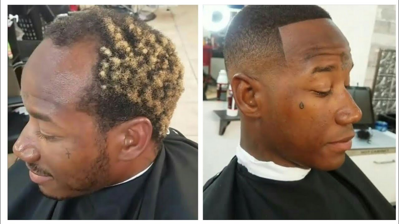 Man Weave Transformation #5 | Cut By Germaine Walker | Afro Haircut