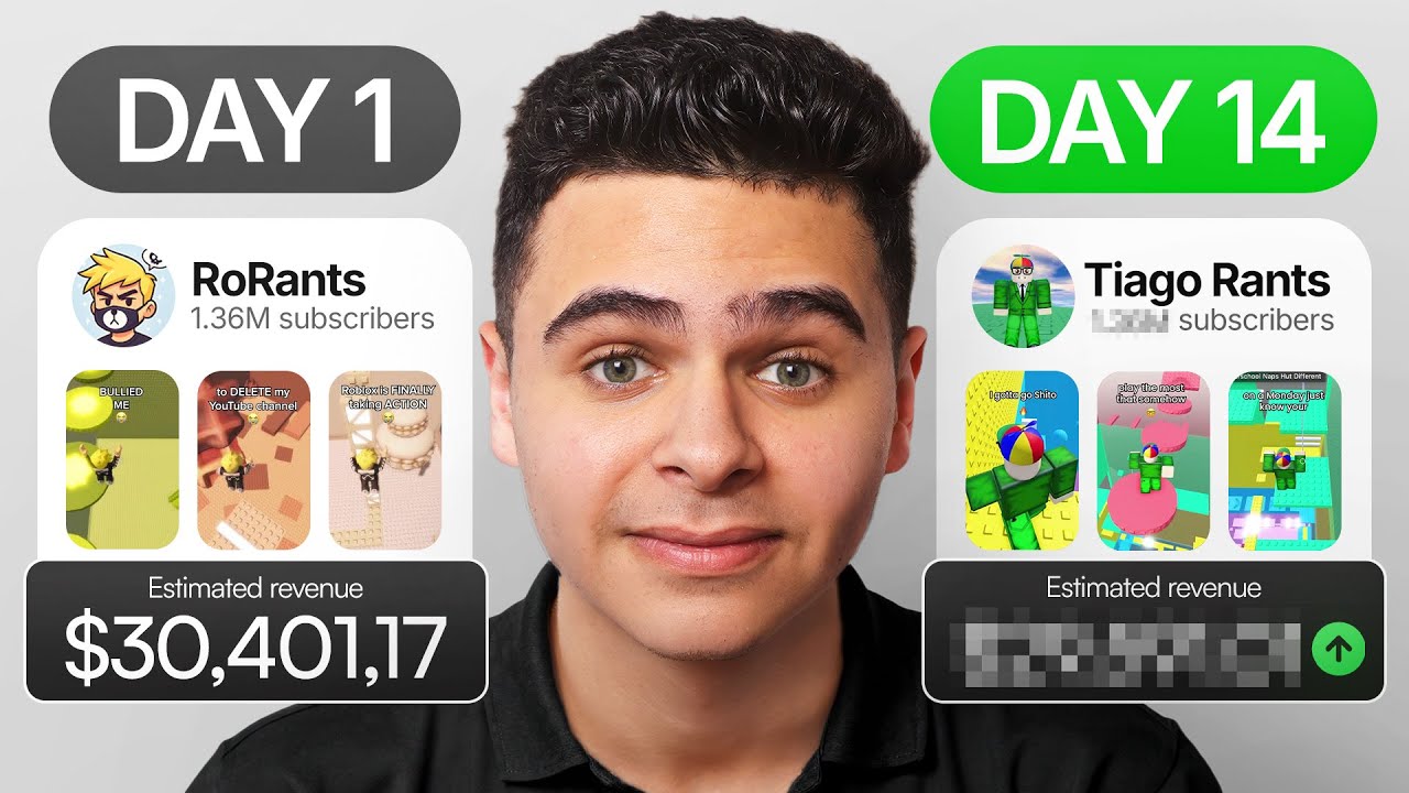 I Copied a $30K/Month YouTube Channel for 14 Days (Realistic Results)