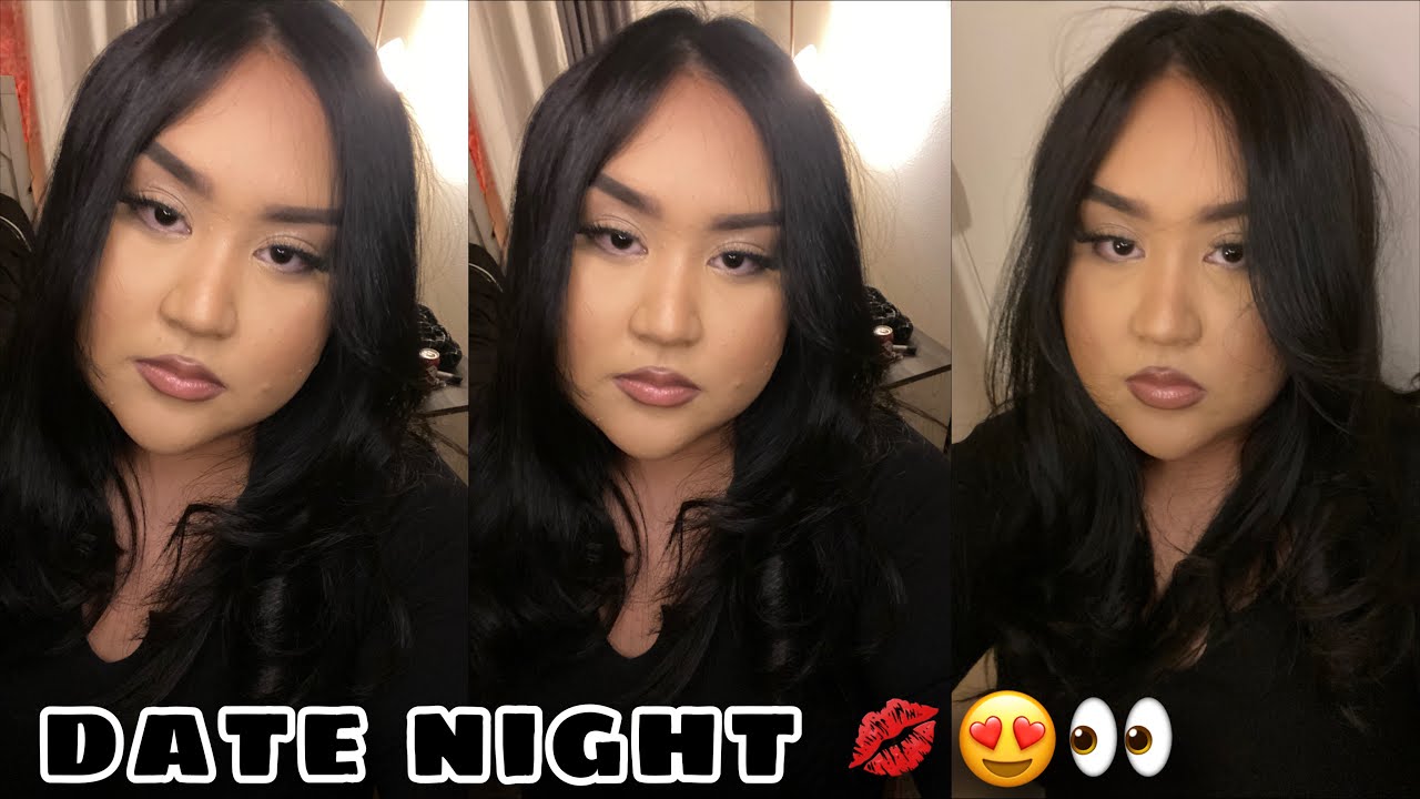 GRWM to go on a date | makeup & hair