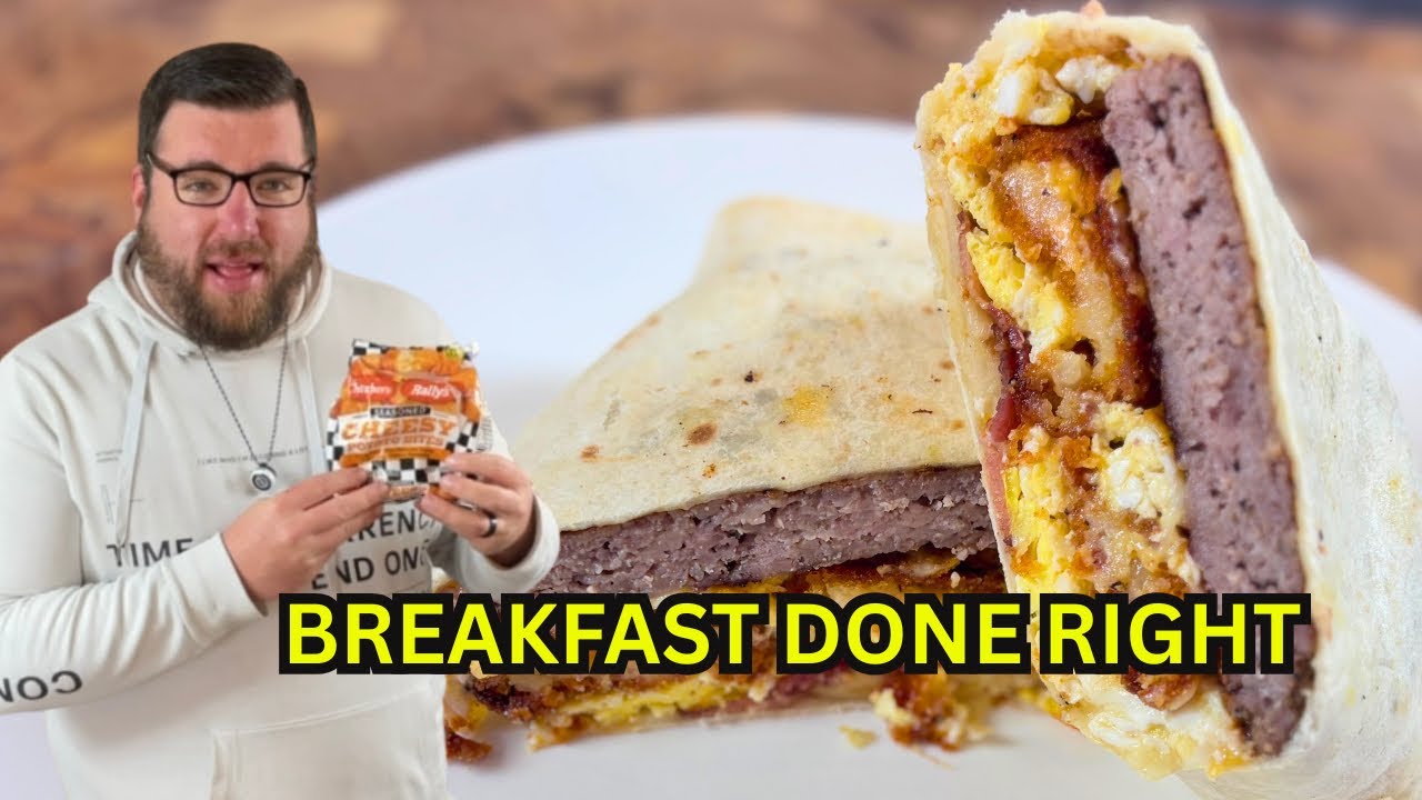 This Cheesy Potato Breakfast Burrito Is an Absolute Problem