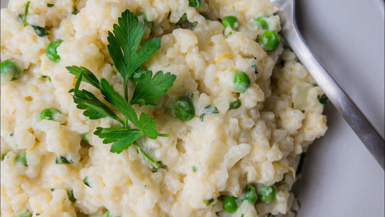 Lemon Pea Risotto