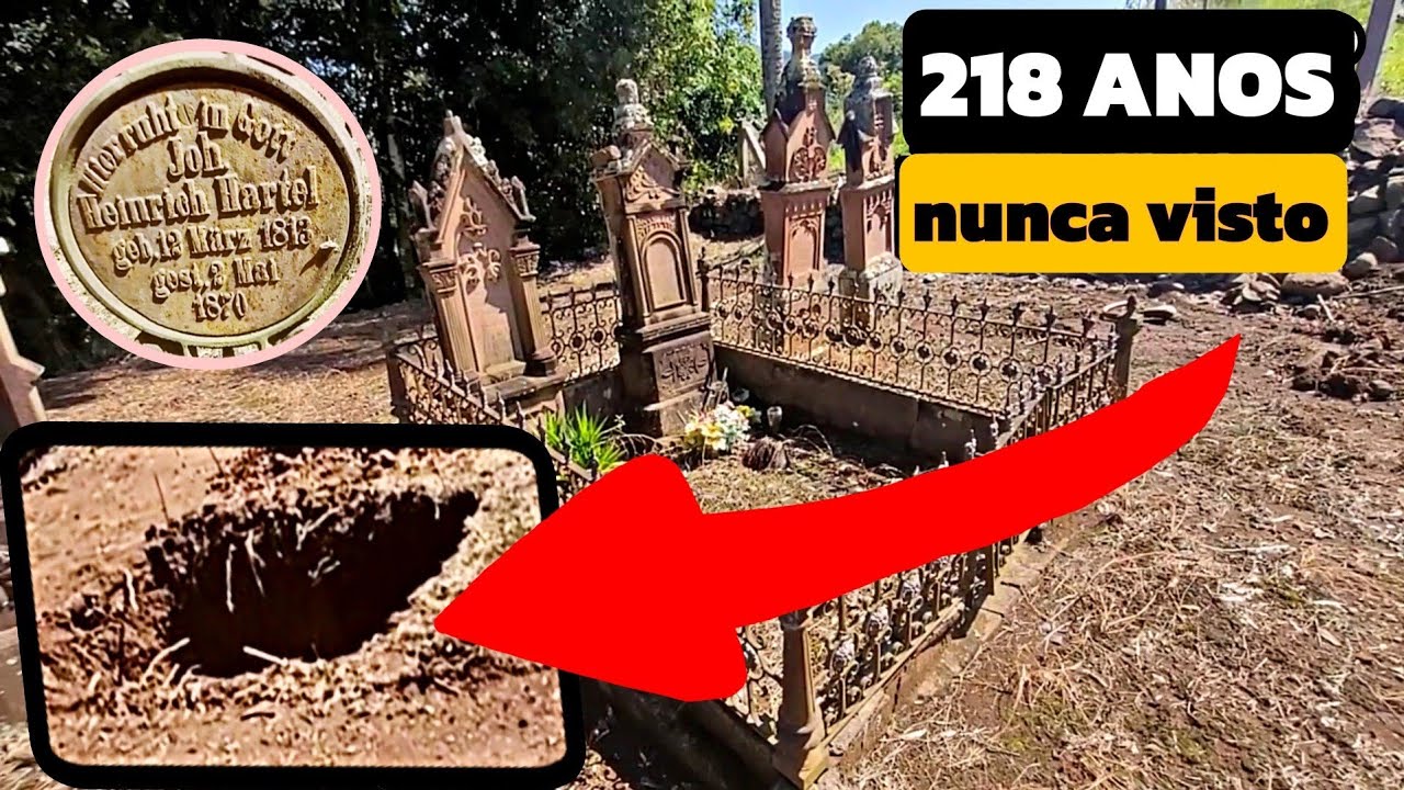 Alguém sabe explicar isso que vimos dentro do cemitério 🫨😲😳