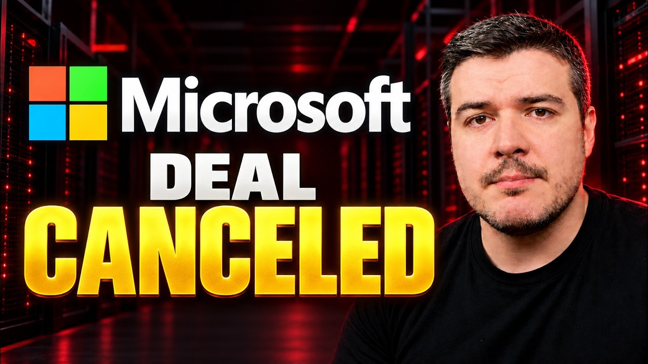 Microsoft ОТМЕНЯЕТ крупную сделку по строительству ИИ-дата-центра&hellip; (ЭТО НЕ К ДОБРУ)