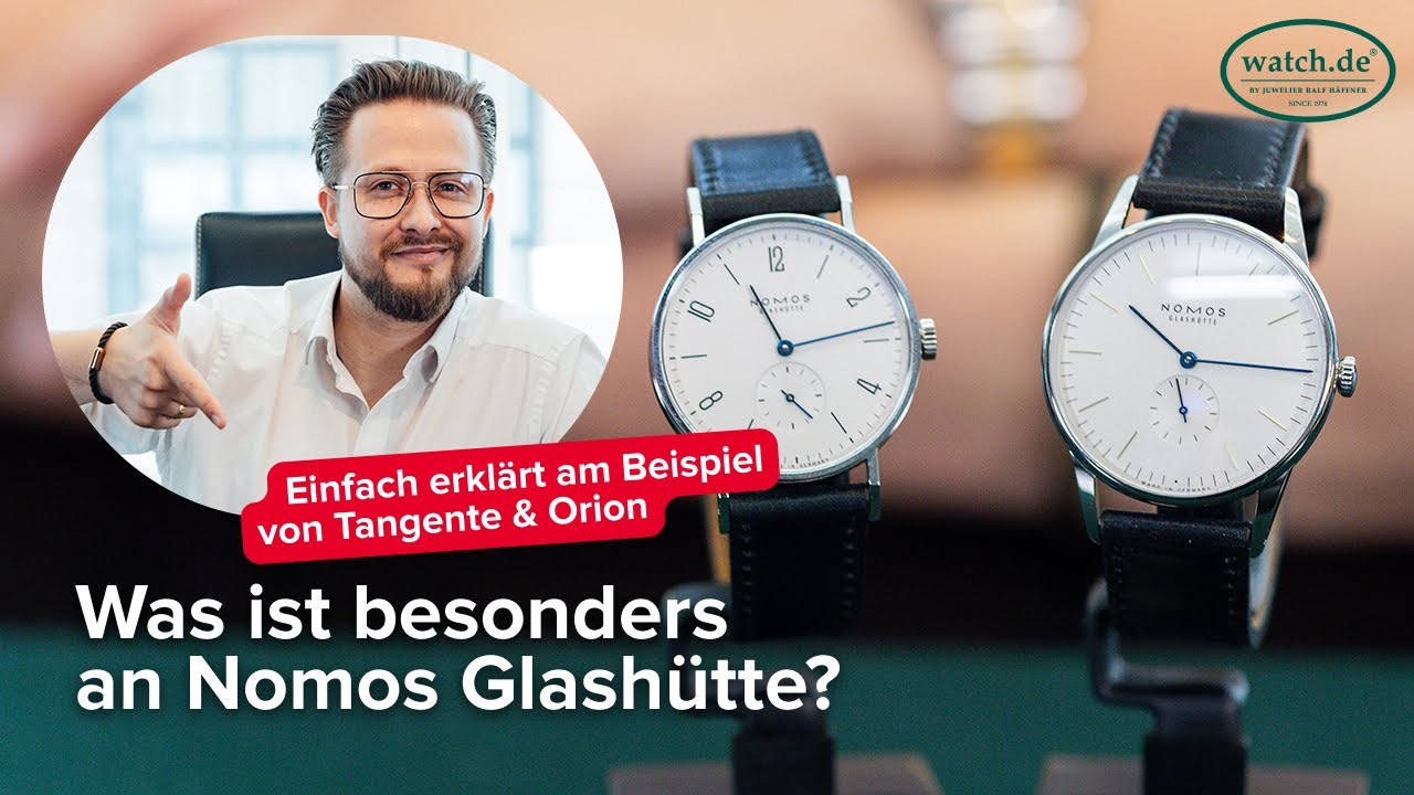 Was ist besonders an Nomos Glashütte? I watch.de Review