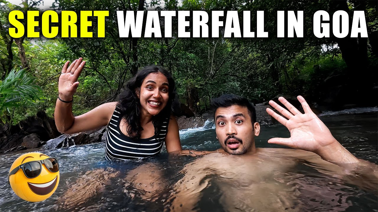 Secret Waterfall Deep Inside Goa’s Jungle 😱🌴Goa Series Ep.2
