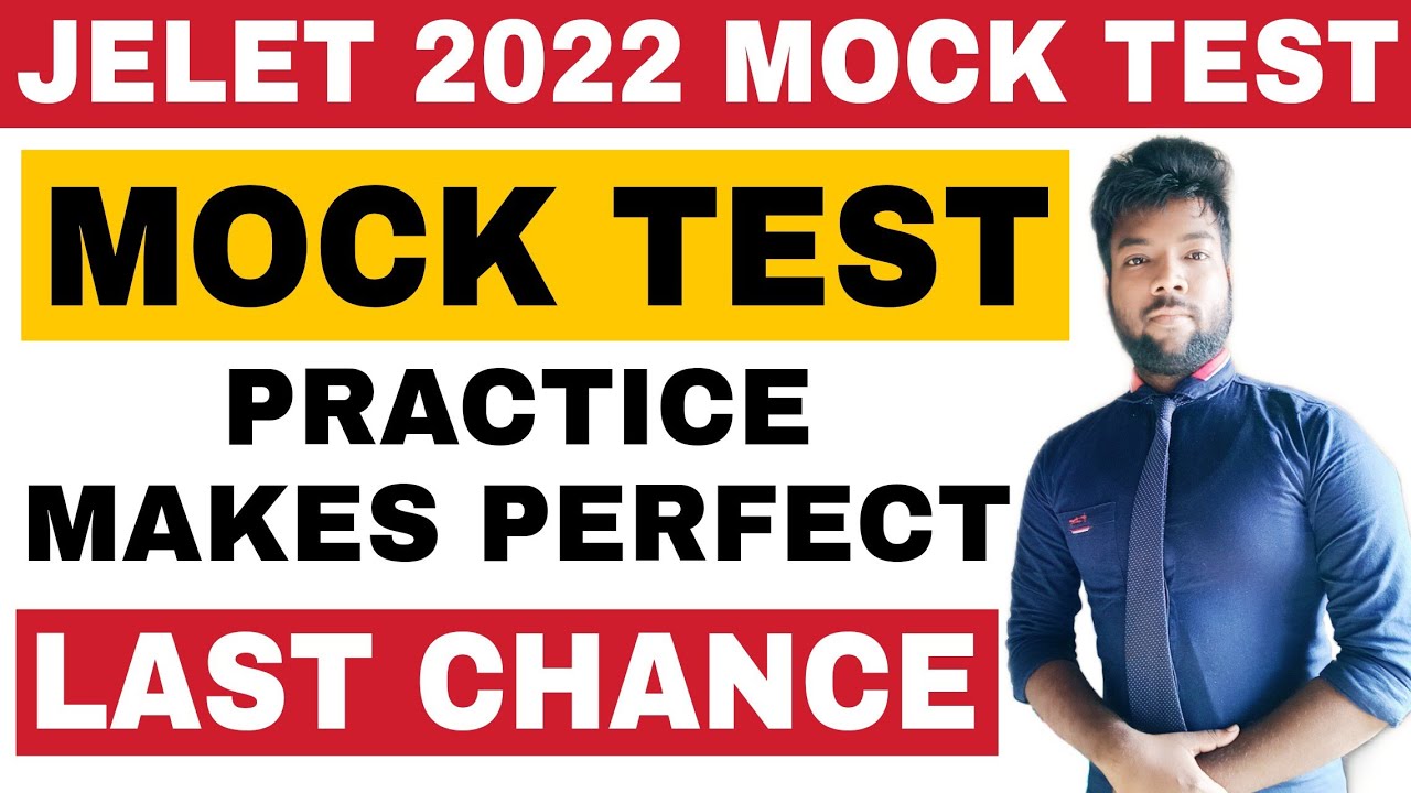 JELET 2022 New Update | Tomorrow MOCK Test | Fill-Up the Application Form immediately | 7th/8th May.