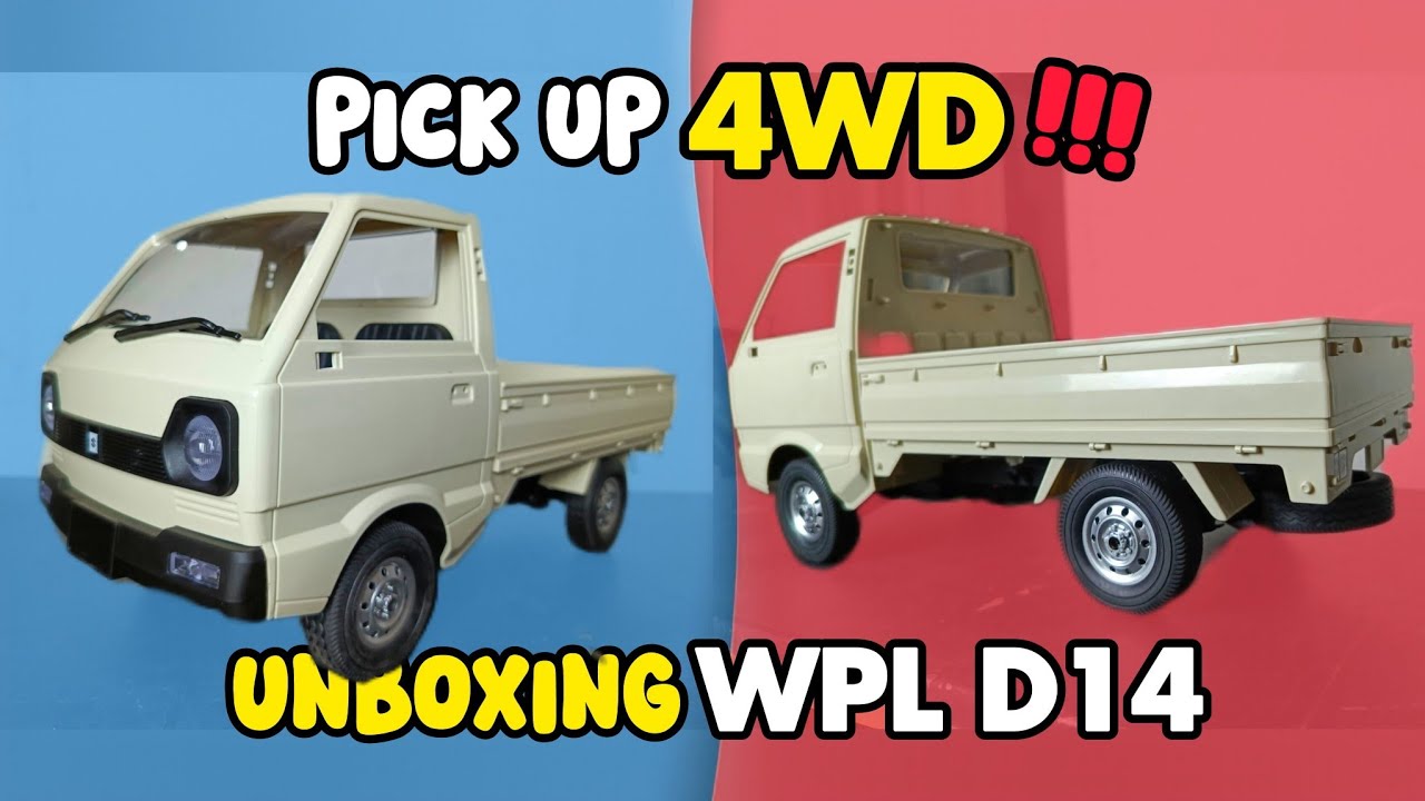Unboxing WPL D14 , 4X4 !! APA BISA DI PAKAI ADVENTURE ?? | RC Pemula | Mini RC Adventure #wpld14