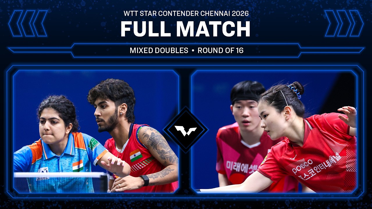 FULL MATCH | Bhattacharjee/Ghosh vs Park/Kim | XD R16 | #WTTChennai 2026