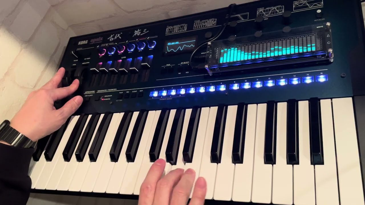 Under the Horizon（Earthion Version）をKORG opsixで弾いてみた