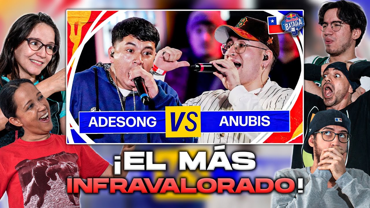 🤯¡EL MÁS INFRAVALORADO! - COLOMBIANOS REACCIONAN a ADESONG vs ANUBIS [RED BULL CHILE 2025]