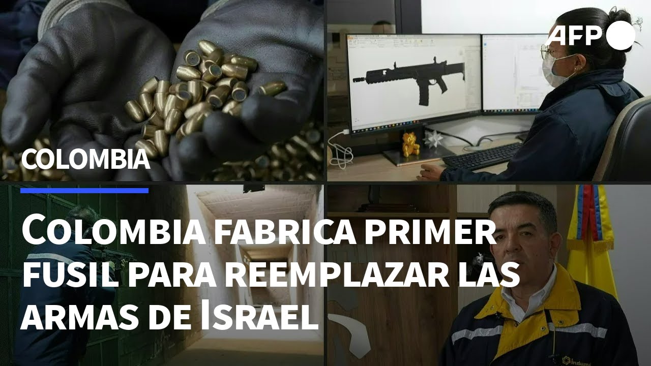 Colombia fabrica su primer fusil para reemplazar las armas de Israel | AFP
