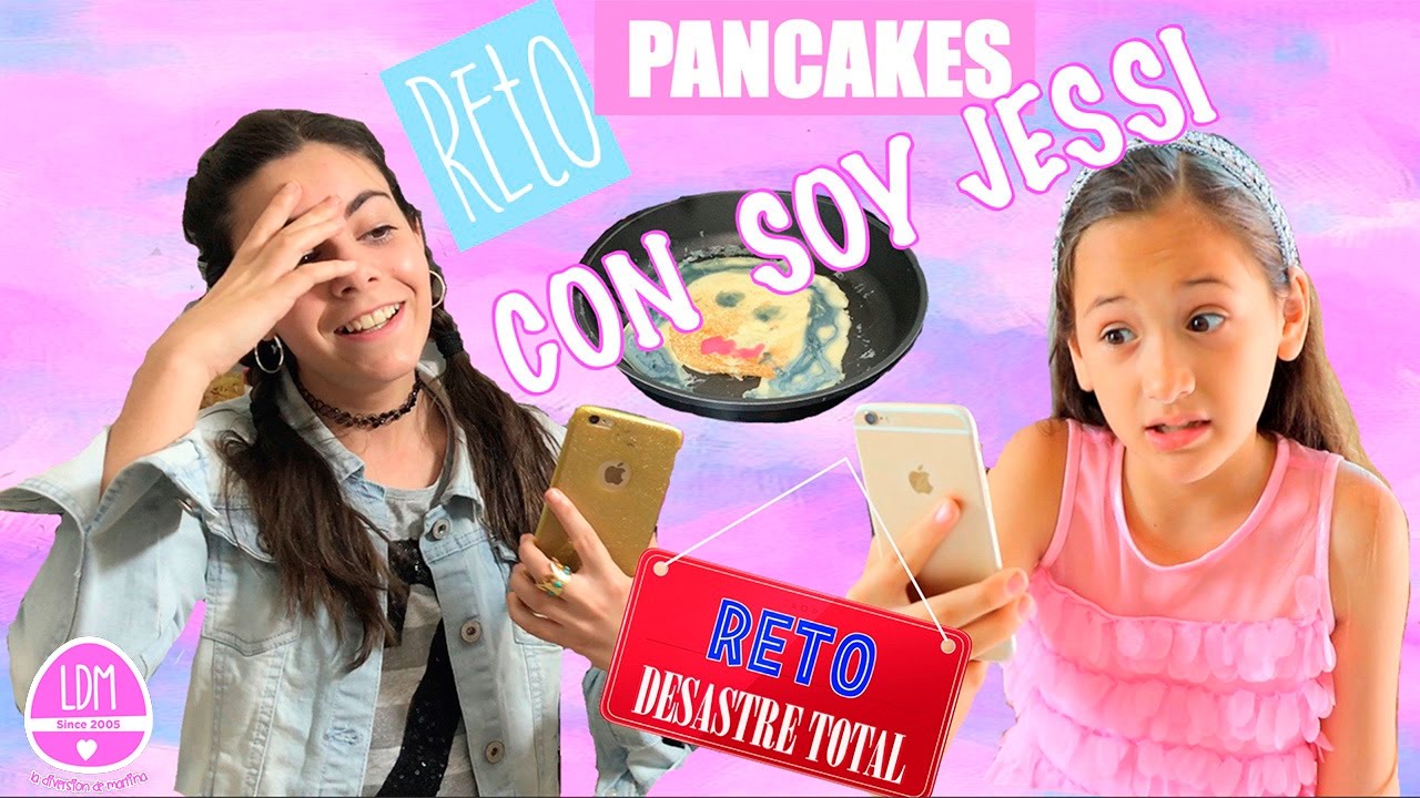 RETO DEL PANCAKE O CREPES CON SOYJESSI/COMPETICION DE TORTITAS ARTISTICAS/LA DIVERSION DE MARTINA