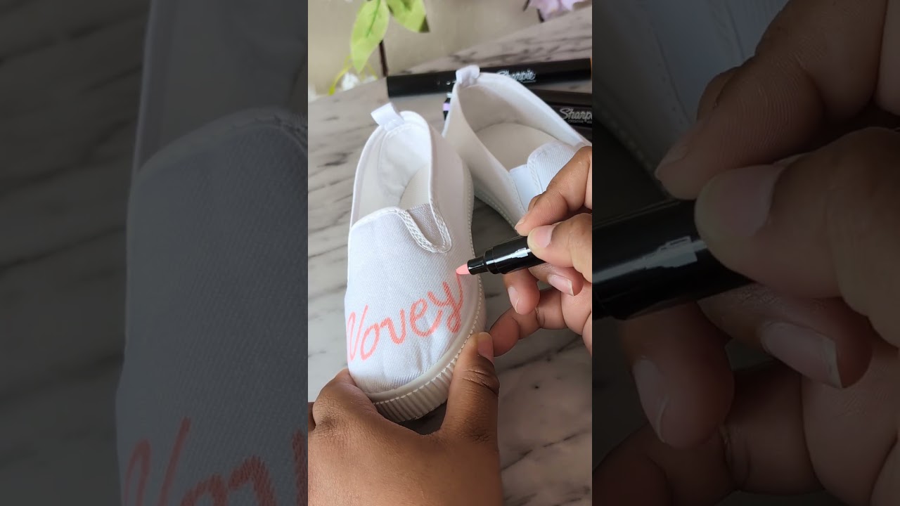Custom shoes using Sharpie Creative Markers @SharpieUS #create #diy #craft #custom #art