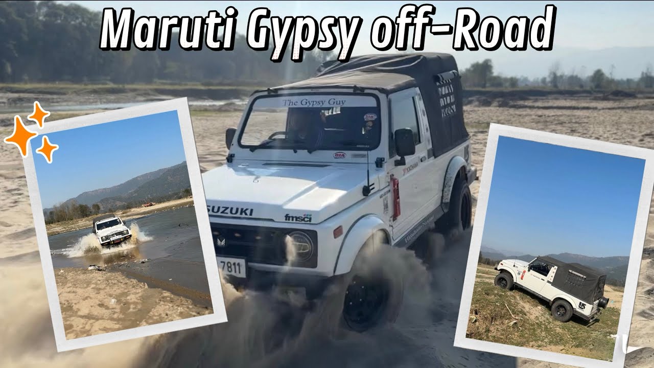 Maruti gypsy king off-road || best off-roader || modified gypsy|| best performance in sand and water