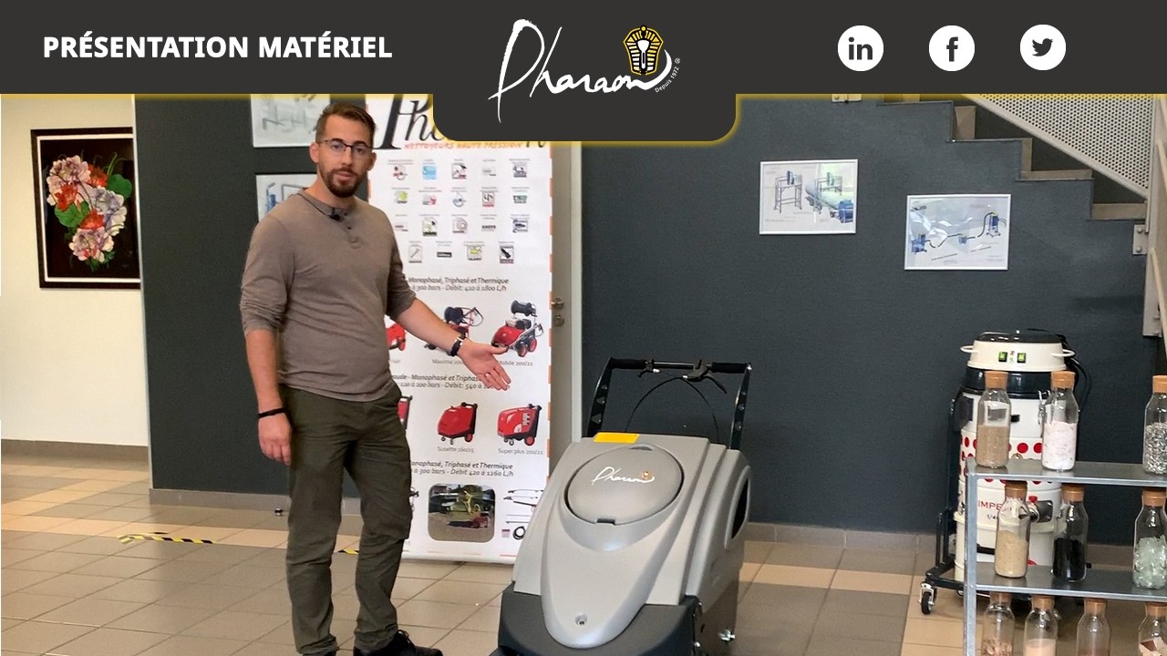 Présentation de la balayeuse accompagnée ANUBIS680BT