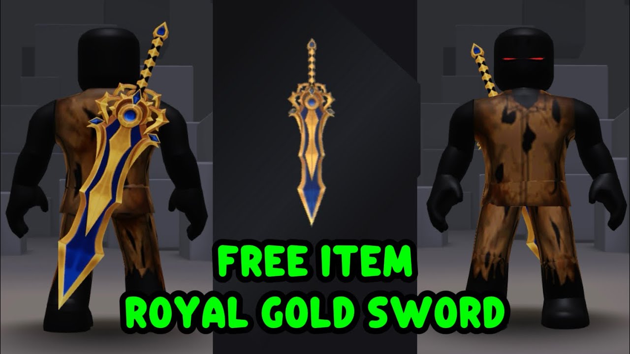 Cara Mendapatkan ITEM GRATIS ROYAL GOLD SWORD di ROBLOX 😍😍