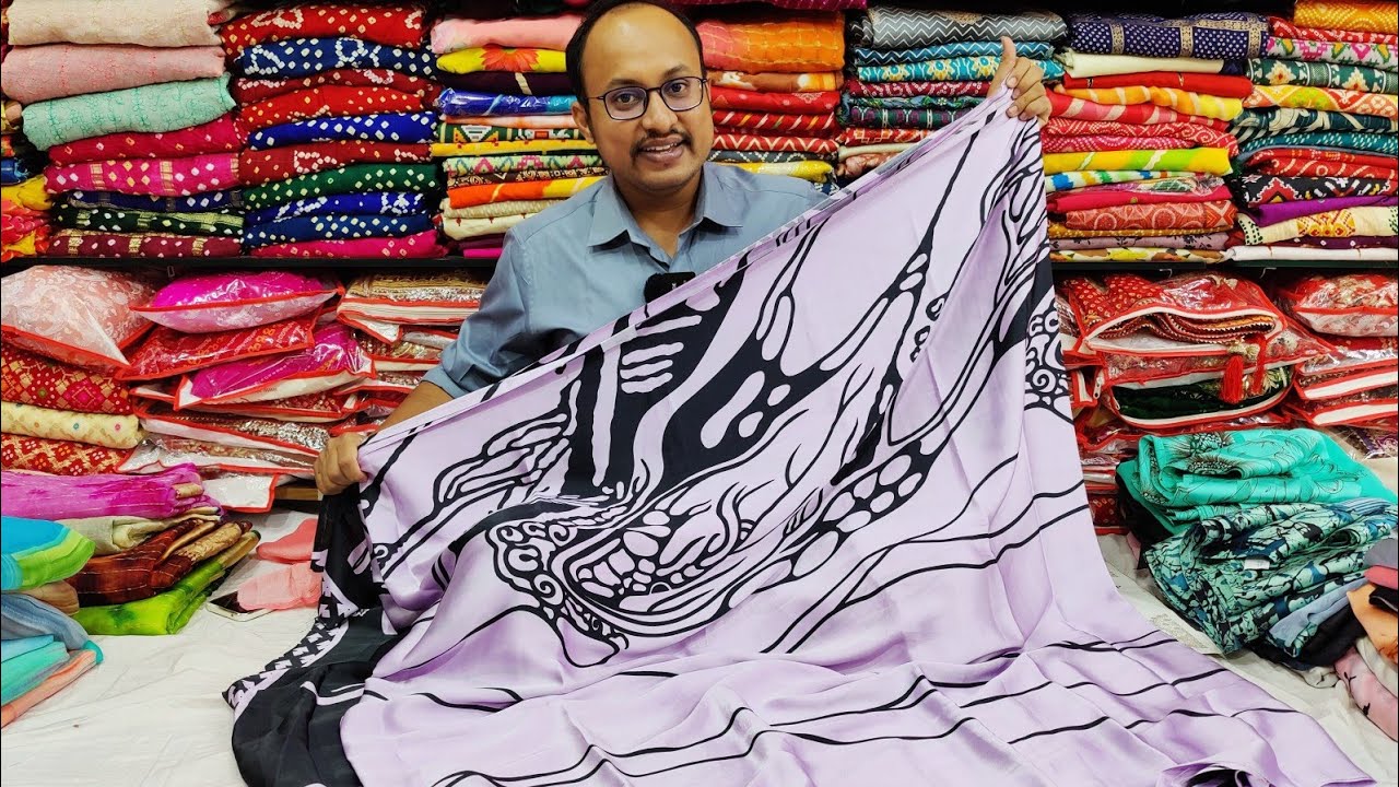 🔥 KCPC लाया हैं गर्मियों के लिए साटिन पट्टा की खूबसूरत साड़ियां।#latestsarees #newfancysarees