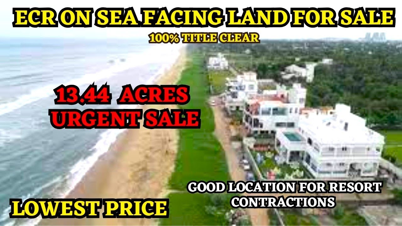 ECR Beach View Property for sale  - ECR Land For Sale Low Price #land  #ecr  #ecrproperty #seaview