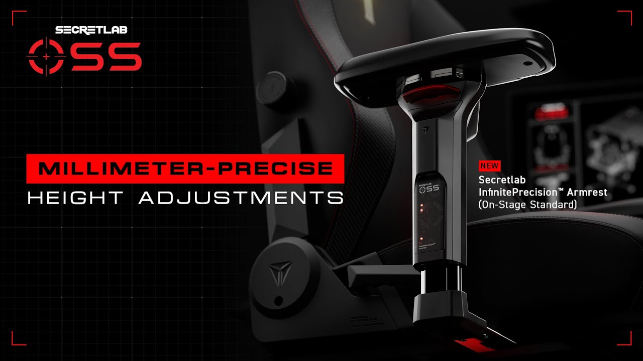 The most precise armrest designed for pros | Secretlab On-Stage Standard