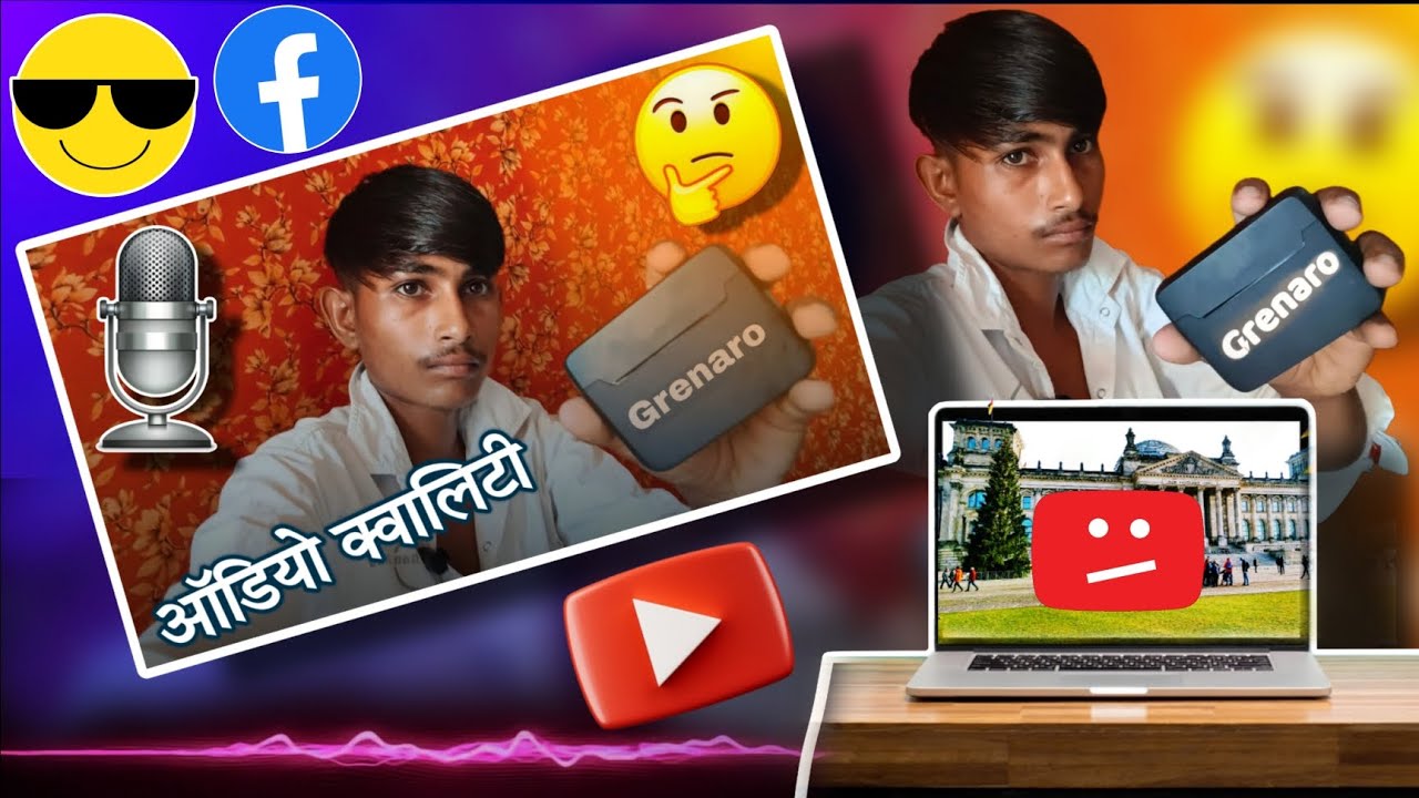 Grenaro Mic Audio Quality Test 🔥 | Clear Sound | Best Budget Microphone 🎤