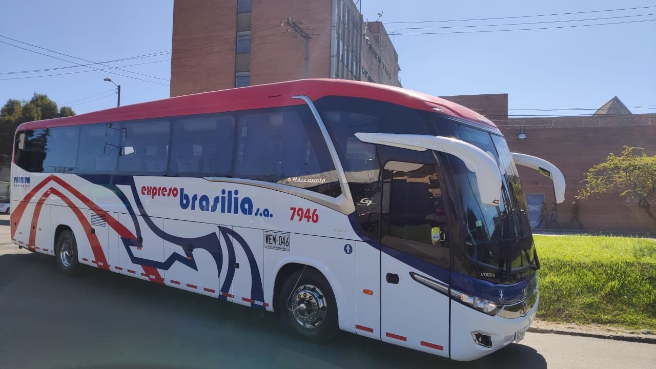 Primer Bus Volvo B420R de Expreso Brasilia - Premium Plus #Volvo #Marcopolo #Colombiabus #Latinobus